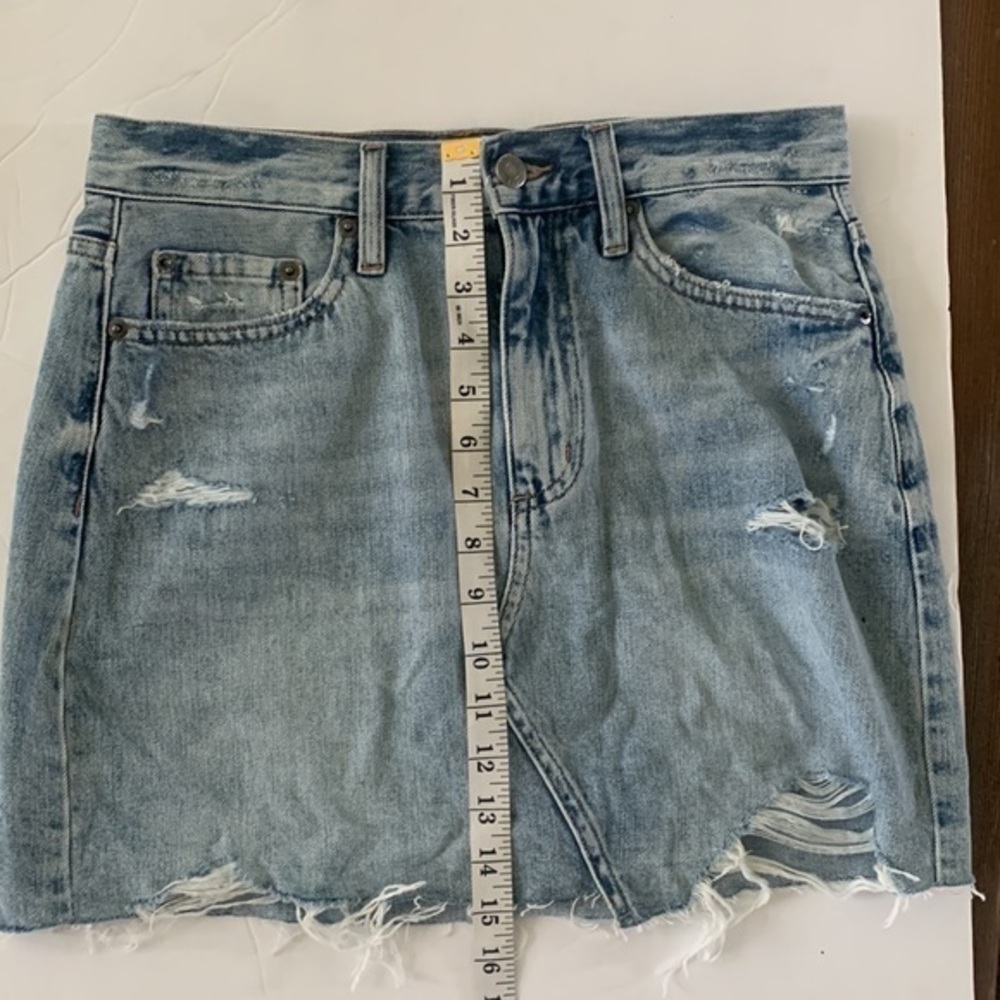 Pistola blue jean The Rumi distressed skirt - Picture 11 of 11